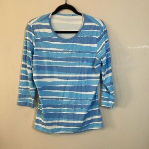 J. Mclaughlin Wavesong Blue Top